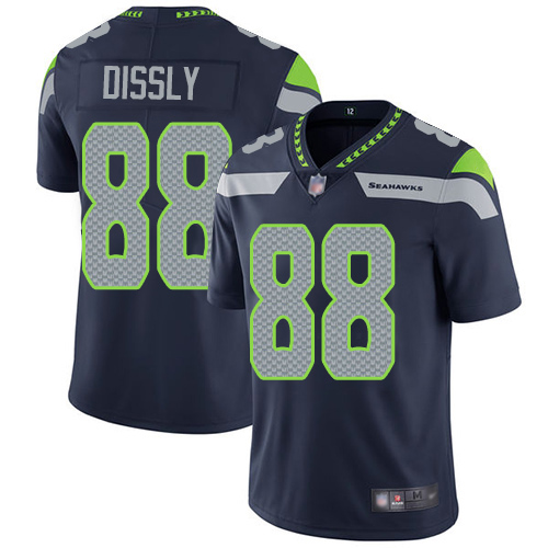Seattle Seahawks Limited Navy Blue Men Will Dissly Home Jersey NFL Football 88 Vapor Untouchable
